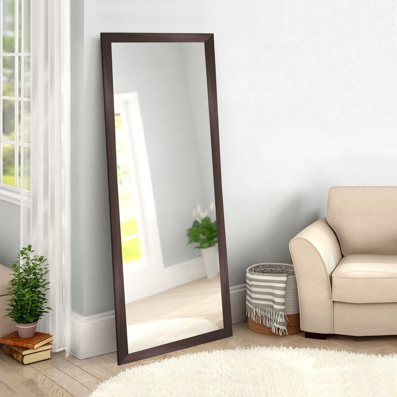 Oglinda Cheval, Hanah Home, Cheval, 40x105 cm, Maro - imagine 3